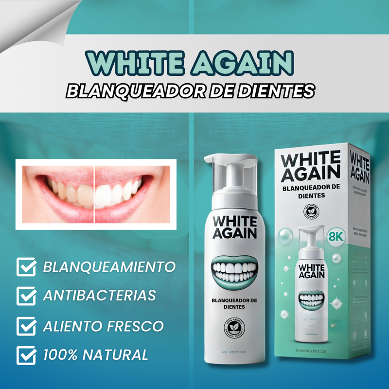 1 + 1 GRATIS |  White Again™ - Blanqueador